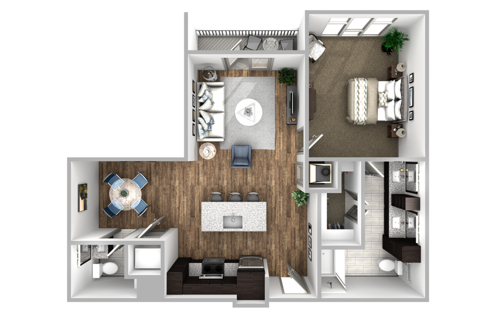 Korina at The Grove A6 Floor Plan