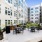 Large courtyard with greenspace