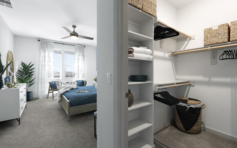 Large walk-in closet